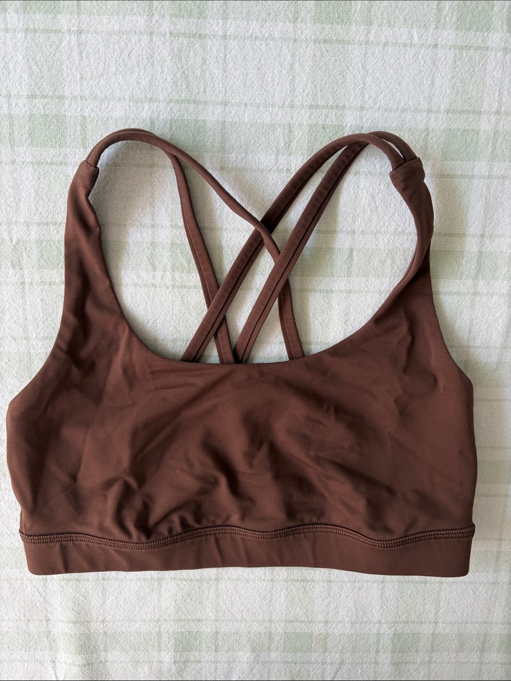 Lululemon Brown Cross-Back Sports Bra - Women - Picture 4 of 6